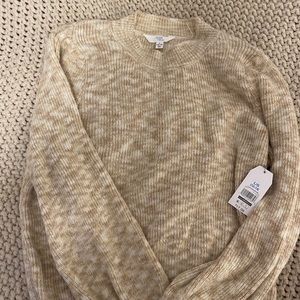 Beautiful beige and ivory sweater